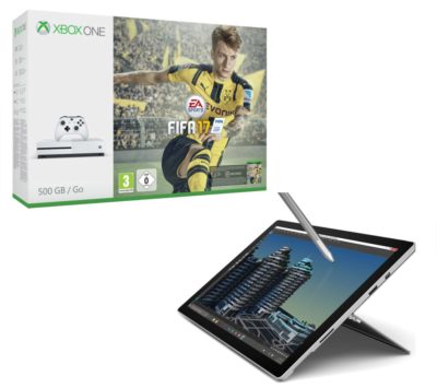 MICROSOFT  Surface Pro 4 (256 GB) & Xbox One S with FIFA 17 Bundle